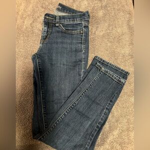 JCPenney Blue Straight Leg Jeans Classic Denim